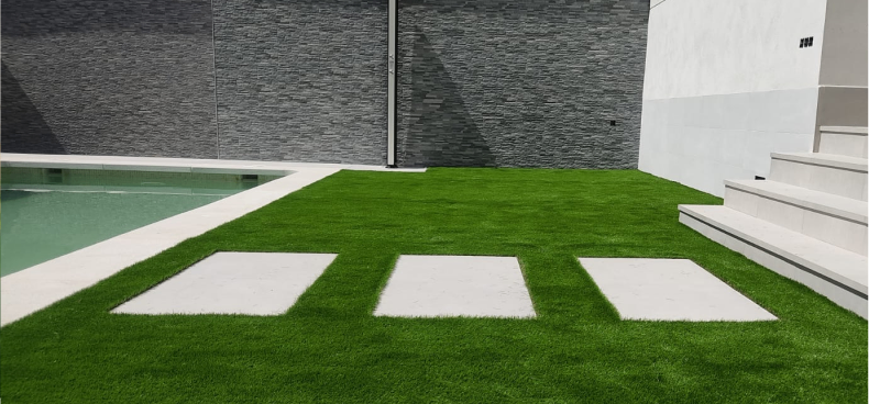 colocación del cesped